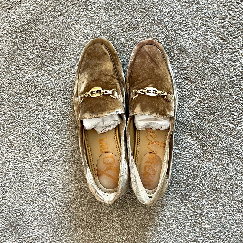 Sam Edelman LORAINE PRIMA BIT velvet LOAFER low heel size US 7 | EU 37